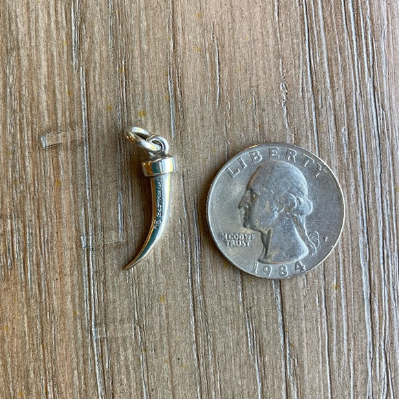 Poor Cat Designs Small Sterling Silver Tusk - Picture 1 of 1